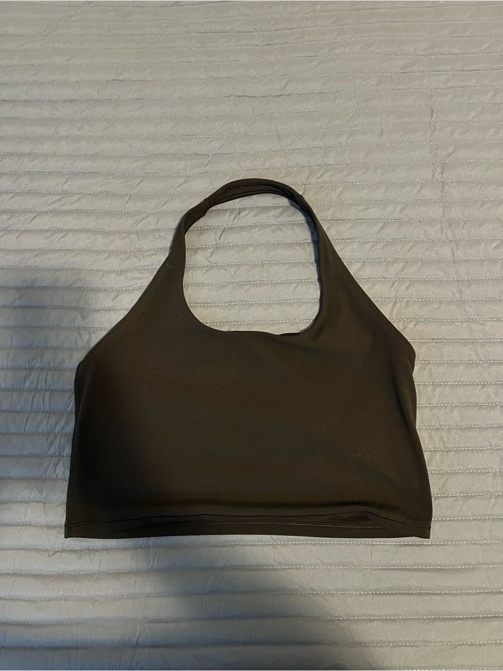 Athleta Black Halter-Style Sports Bra